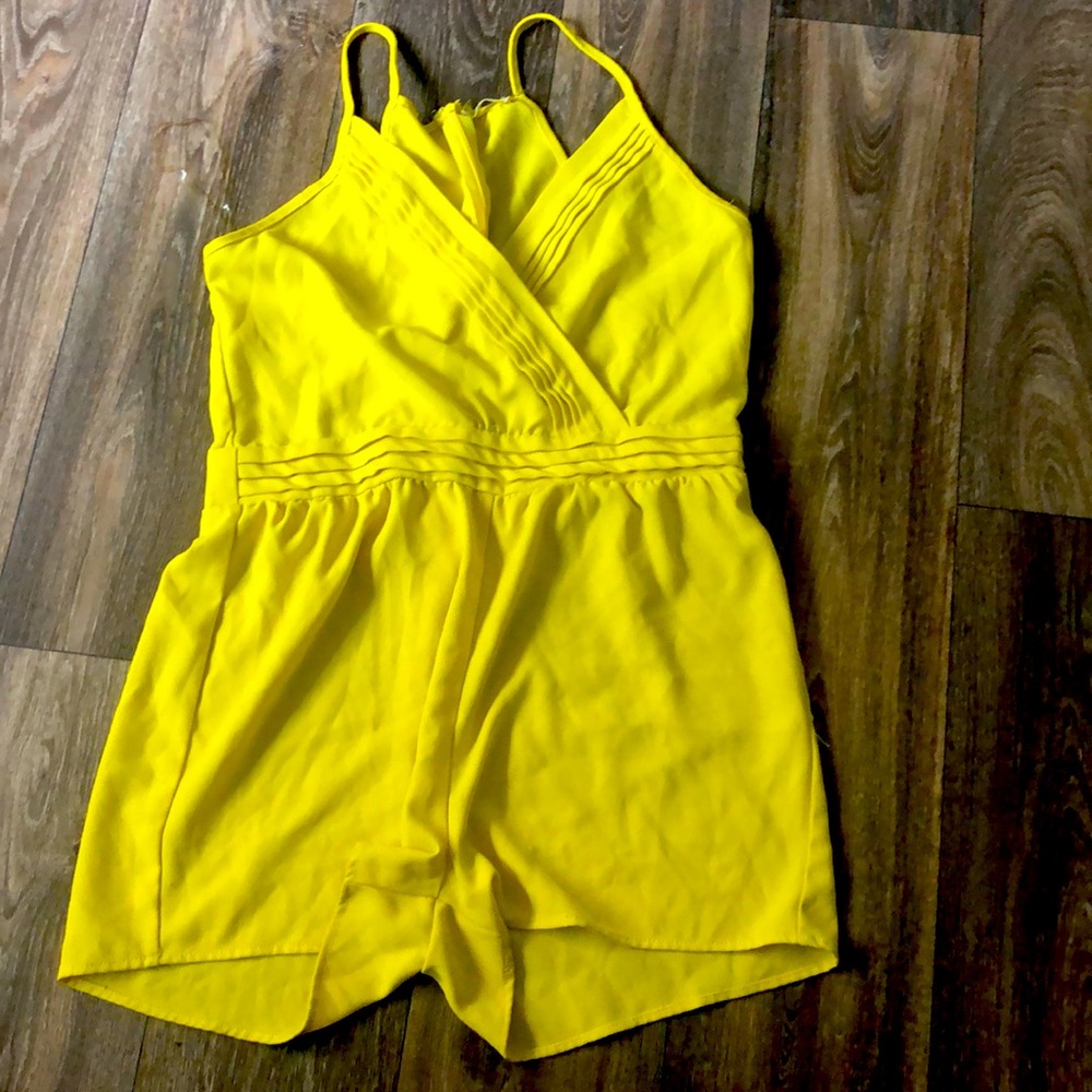 Yellow romper